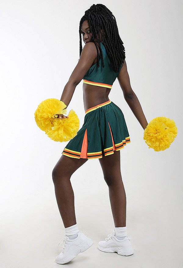 Bring It On Costume de Cosplay Pom-pom Girl Cheerleading Uniforme de Gym Représentation