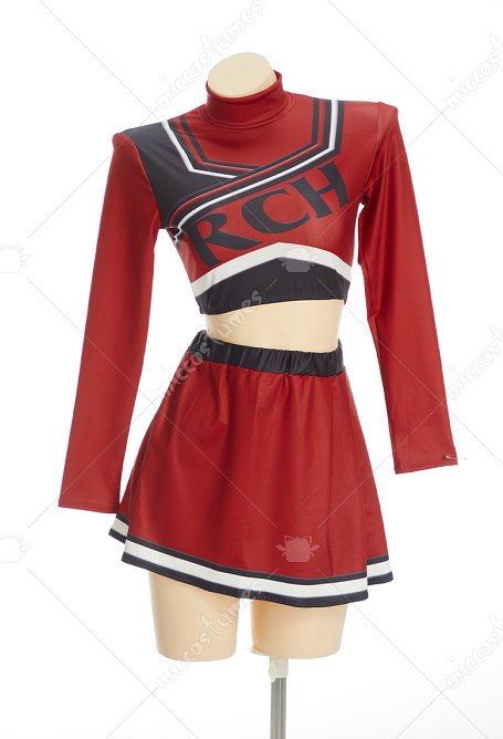 Bring It On Cheerleading Cosplay Costume Printed Top and Skirt