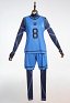 Meguru Bachira Blue Lock Cosplay Fußball Bodysuit Top Kurz Hosen Sport Fußball Cosplay Kostüm