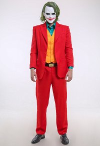 Adult Performance Uniform Joker Costume Suit Outfit Halloween Cosplay Costume