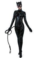 Super Heroine Feline Femme Fatale Jumpsuit Costume with Corset Super Heroine Feline Femme Fatale Jumpsuit Costume with Corset