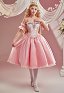 Vestido de Barbera Princesa Clara Cosplay con medias y corona