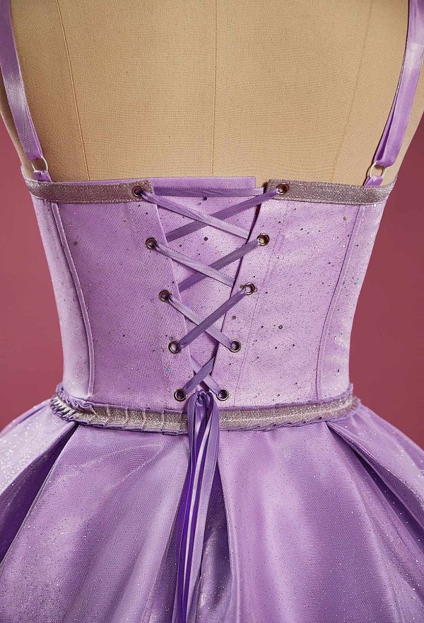 Barbara and the Magic of Pegasus Princess Annika Cosplay Costume Dress with Crown and Choker