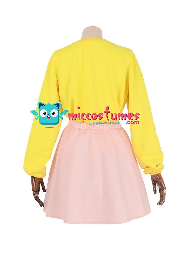 Abeja y Puppycat abeja rosa falda traje de Cosplay
