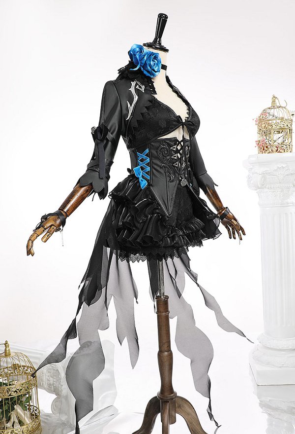 Vocal BRS Disfraz de Cosplay Top de Tubo y Chaqueta a Juego con Falda Pantalón y Collar