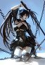 Vocal BRS Disfraz de Cosplay Top de Tubo y Chaqueta a Juego con Falda Pantalón y Collar