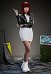 Smoking Behind the Supermarket with You Yamada Costume de Cosplay T-shirt et Jupe avec Veste et Collants