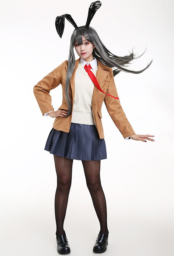 Rascal Does Not Dream of Bunny Girl Senpai Mai Uniforme Escolar