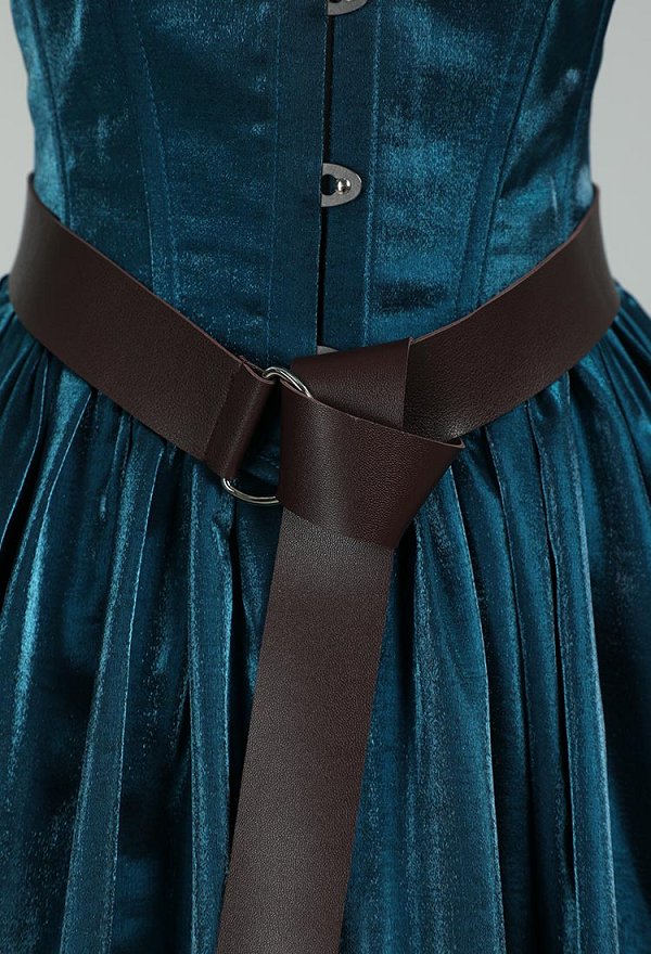 Halloween Melinda Medieval Costume Renaissance Vintage Lantern Sleeves Dress with Corset and Skirt Cosplay Costume