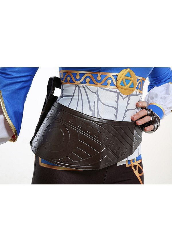 The Legend of Zelda Breath of the Wild Costume de Cosplay Princesa Zelda Conjunto con Cinturón y Guantes