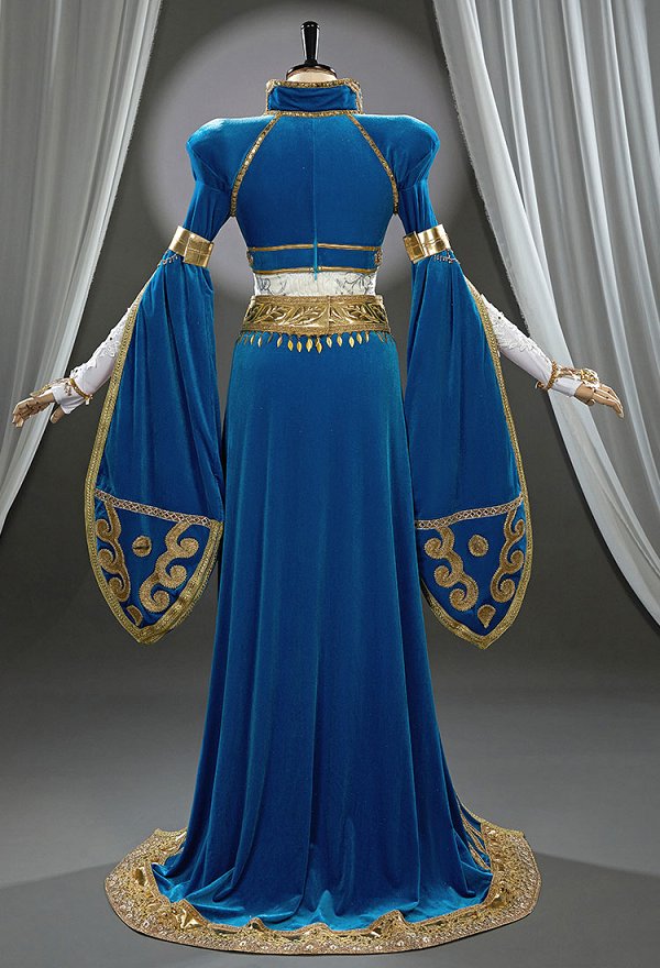Disfraz de princesa Zelda para cosplay de The Legend of Zelda: Breath of the Wild