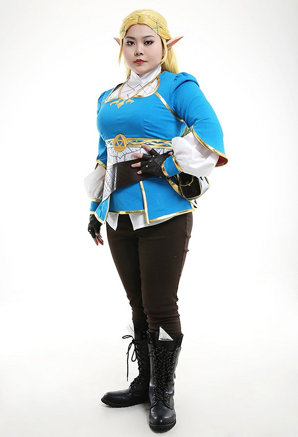 The Legend of Zelda: Breath of the Wild Princess Zelda Conjunto de Cosplay con Decoración de Cintura y de Pecho