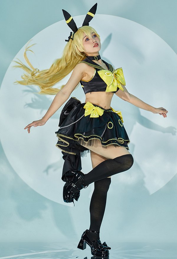 PM Derivado Magical Girl Sailor Cosplay Conjunto de top y falda de marinero con diadema y gargantilla PM Derivado Magical Girl Sailor Cosplay Conjunto de top y falda de marinero con diadema y gargantilla