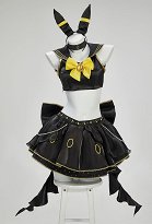 PM Derivado Magical Girl Sailor Cosplay Conjunto de top y falda de marinero con diadema y gargantilla PM Derivado Magical Girl Sailor Cosplay Conjunto de top y falda de marinero con diadema y gargantilla