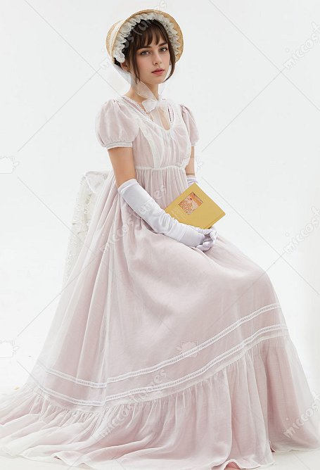 Robe rétro médiévale de Renaissance de Style Court robe deux pièces Cosplay Costume