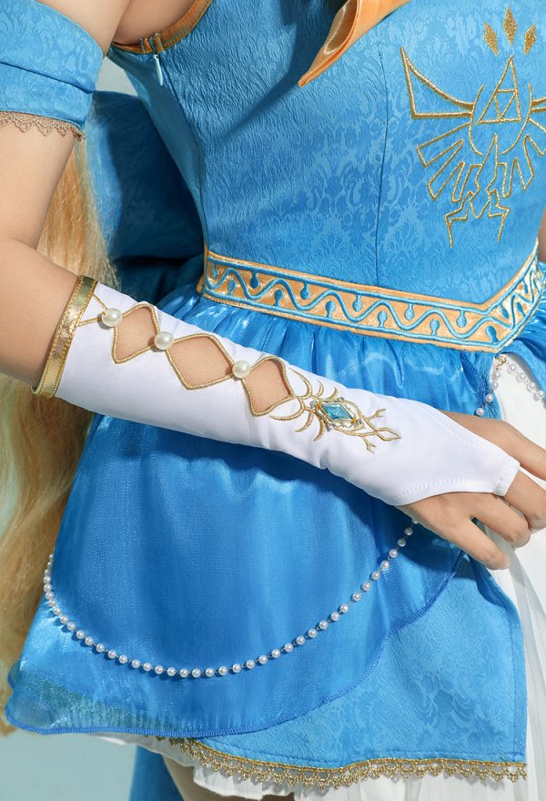Princess Zelda Derivative Magical Girl Sailor Vestido con Guantes y Accesorios