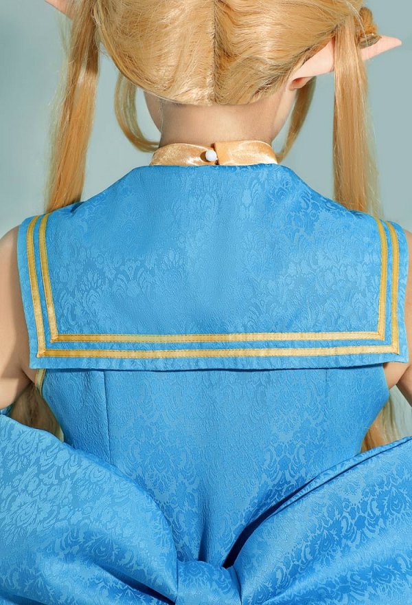 Princess Zelda Derivative Magical Girl Sailor Vestido con Guantes y Accesorios