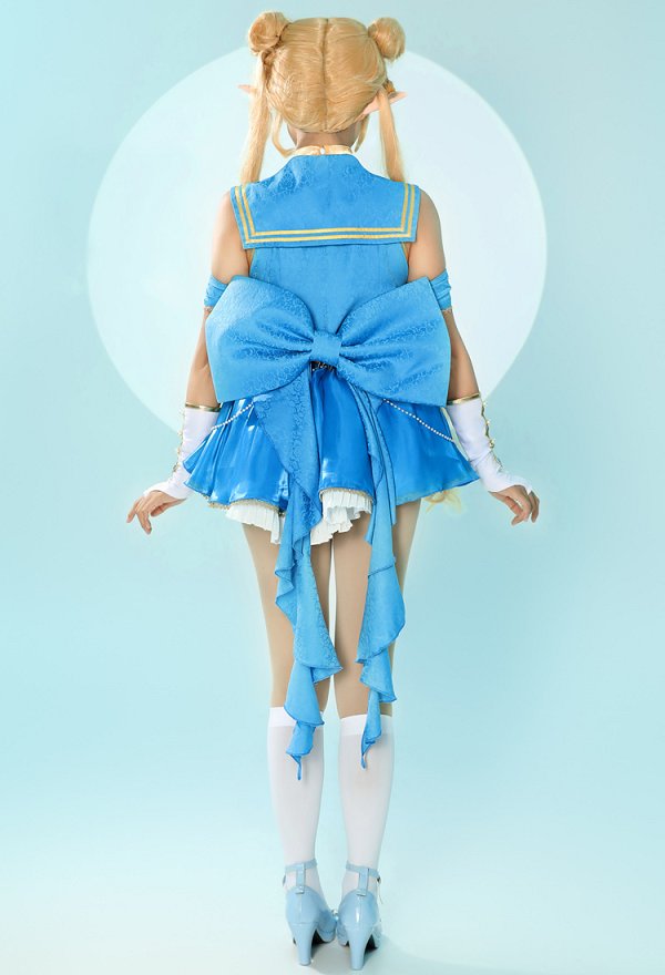 Princess Zelda Derivative Magical Girl Sailor Vestido con Guantes y Accesorios