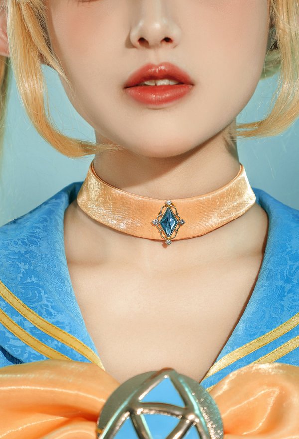 Princess Zelda Derivative Magical Girl Sailor Vestido con Guantes y Accesorios