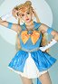 Princess Zelda Derivative Magical Girl Sailor Vestido con Guantes y Accesorios