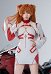 Derivative Conjunto Casual Chaqueta Blanca y Roja con Falda