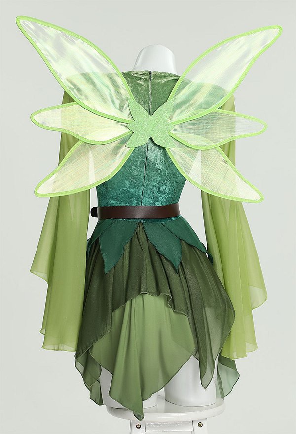 Halloween Style Dress Magic Elf Kleid und Gürtel mit Flügeln Halloween Style Dress Magic Elf Kleid und Gürtel mit Flügeln