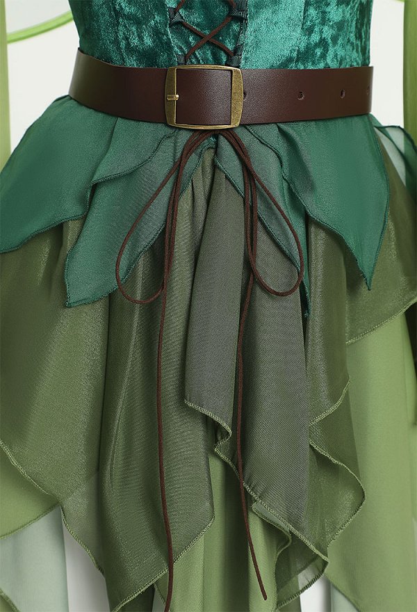 Halloween Style Dress Magic Elf Kleid und Gürtel mit Flügeln Halloween Style Dress Magic Elf Kleid und Gürtel mit Flügeln