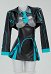 Vocal Racing Traje Top y Falda con Chaqueta Corta y Corbata Casual Outfit