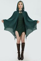 Medieval Renaissance Elf Fairy Style Cape Halloween Elegant Mysterious Hooded Cloak Medieval Renaissance Elf Fairy Style Cape Halloween Elegant Mysterious Hooded Cloak