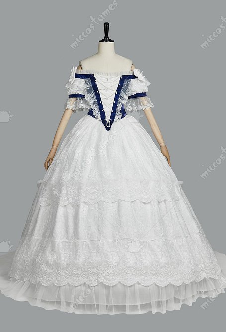 Renaissance Medieval Sisi Princesse Robe de bal victorienne Robe du XVIIIe siècle