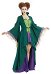 Mittelalterliches Fantasy Hexen Outfit Schulterfreies  asymmetrisches Korsettkleid mit Mantel und Gürtel