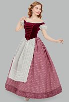 Princesa Sisi cosplay Medieval Renacentista vestido dirndl de Oktoberfest de Múnich traje bávaro alemán Princesa Sisi cosplay Medieval Renacentista vestido dirndl de Oktoberfest de Múnich traje bávaro alemán