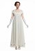 Médiévale Renaissance Princesse Costume Robe longue Empire élégante à taille haute avec gants