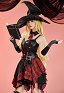 Libro de la Muerte Misa Derivada Halloween Bruja Cosplay Disfraz Chaleco de Tirantes y Falda Irregular con Sombrero