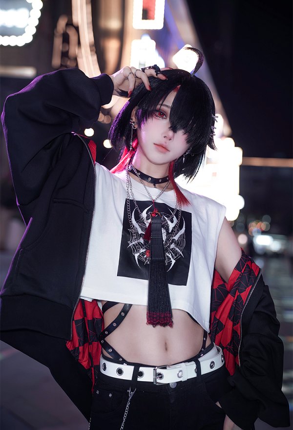 Ikezaki Misa Shinoshima Raise Cosplay Costume Vest and Jacket with Pants and Hat