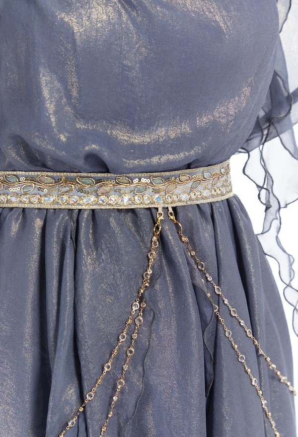 Daizbella Robe médiévale de style Renaissance robe de fée grecque avec doublure et ceinture