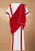 Men's Ancient Roman Toga Greek Deity Costume Robe with Drape and Brooch