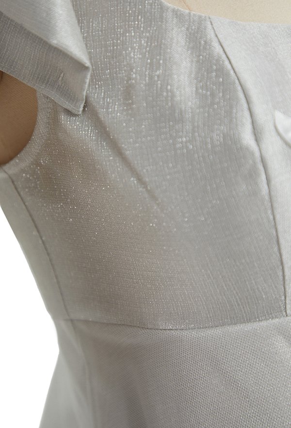 Regency-era Ball Gown Dress with Mask and Gloves