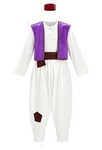 Arab Prince Costume Vest and Lining with Pants and Hat