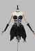 Gothic Lace Skeleton Outfit Halloween Corset Top and Skirt with Gloves and Choker