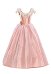Victorian Opera Ball Gown Corset Top and Skirt Set with Floral Accessories
