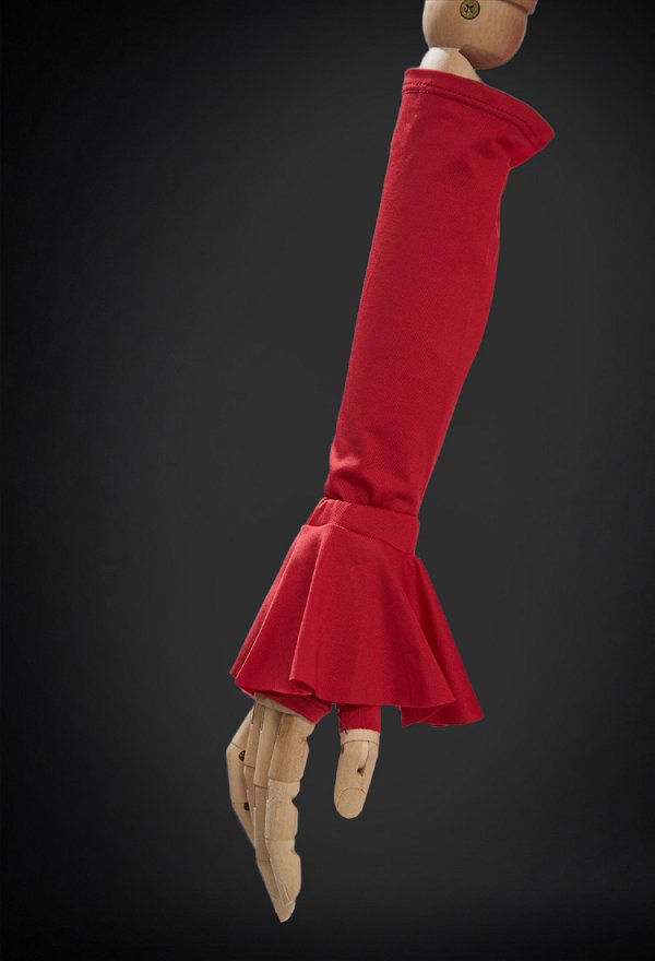 Disfraz de Payaso Vintage de Bloques de Color Rojo y Negro de Halloween con Top Corsé y Bombachos con Sombrero y Guantes Disfraz de Payaso Vintage de Bloques de Color Rojo y Negro de Halloween con Top Corsé y Bombachos con Sombrero y Guantes