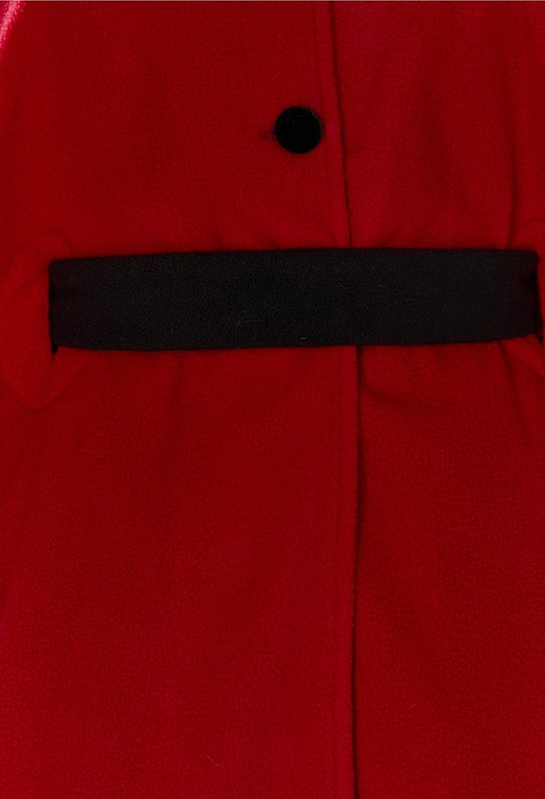 Halloween Red Cloak Dress Hooded Cape with Tutu Skirt and Knee-high Socks