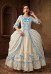 Daizbella Medieval Rococo Style Floral Dress Polish-style Ruffle Dress and Half Skirt