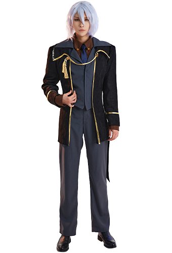 Bebop Costume de Cosplay Vicious Chemise Gilet Veste Pantalon Set avec Cravate