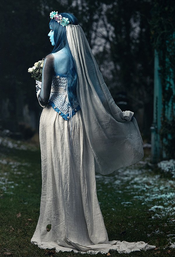 Ghost Bride Skeleton Cosplay Dress Halloween Costume Ghost Bride Skeleton Cosplay Dress Halloween Costume