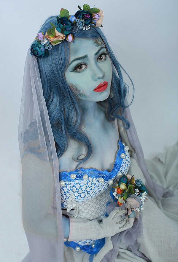 Ghost Bride Skeleton Cosplay Dress Halloween Costume Ghost Bride Skeleton Cosplay Dress Halloween Costume