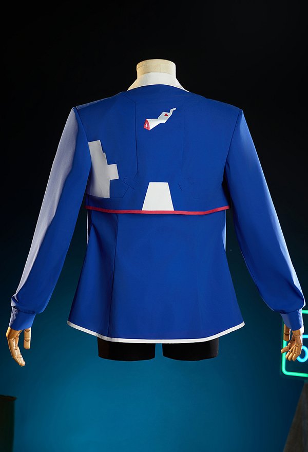 Cyberpunk 2 D Cosplay Costume Long Sleeve Jacket