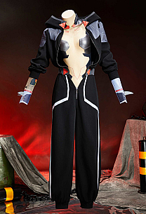 Cyberpunk 2 Talia Cosplay Costume Bodysuit and Jacket with Mask and Sleeves