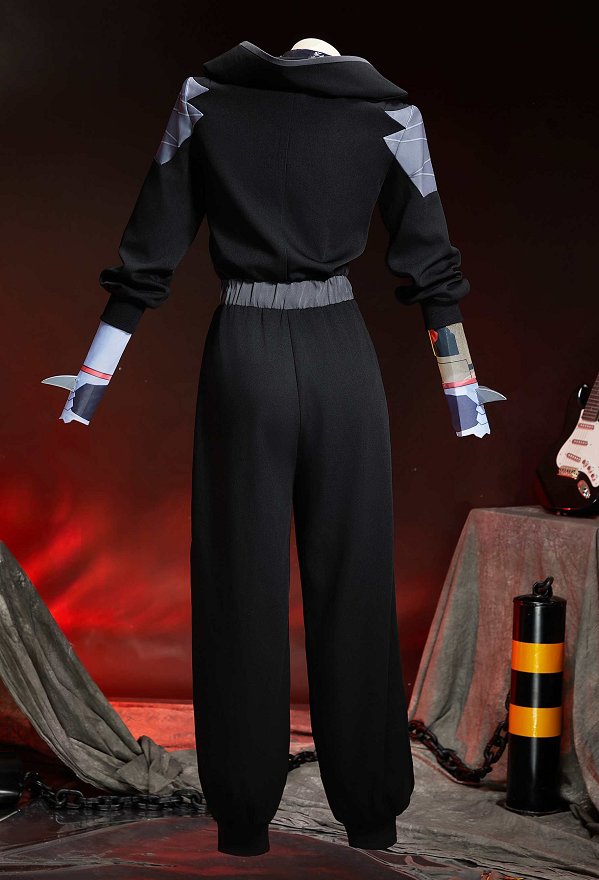 Cyberpunk 2 Talia Cosplay Costume Bodysuit and Jacket with Mask and Sleeves